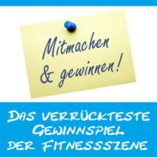 Das verrückteste Gewinnspiel der Fitnessbranche ist gestartet Bild: Das verrückteste Gewinnspiel der Fitnessbranche ist gestartet