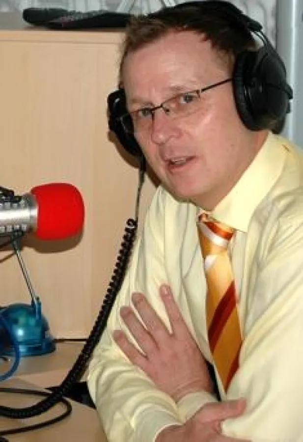 Bodo Ramelow beim Wartburgradio in Eisenach