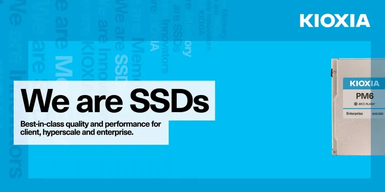 Bild: KIOXIA bringt branchenweit erste 24G-SAS-SSDs für Server und Storage auf den Markt