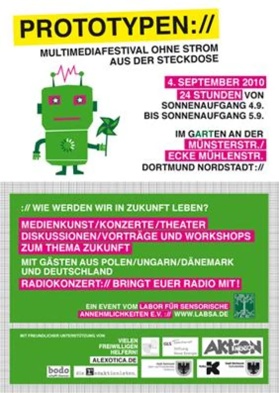 Prototypen:// multimediales Festival ohne Strom aus der Steckdose