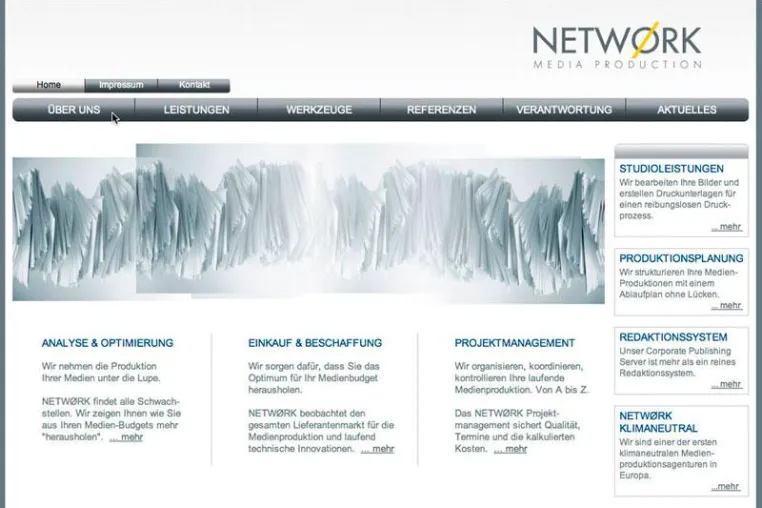 Bild: NETWØRK mit neuer Website