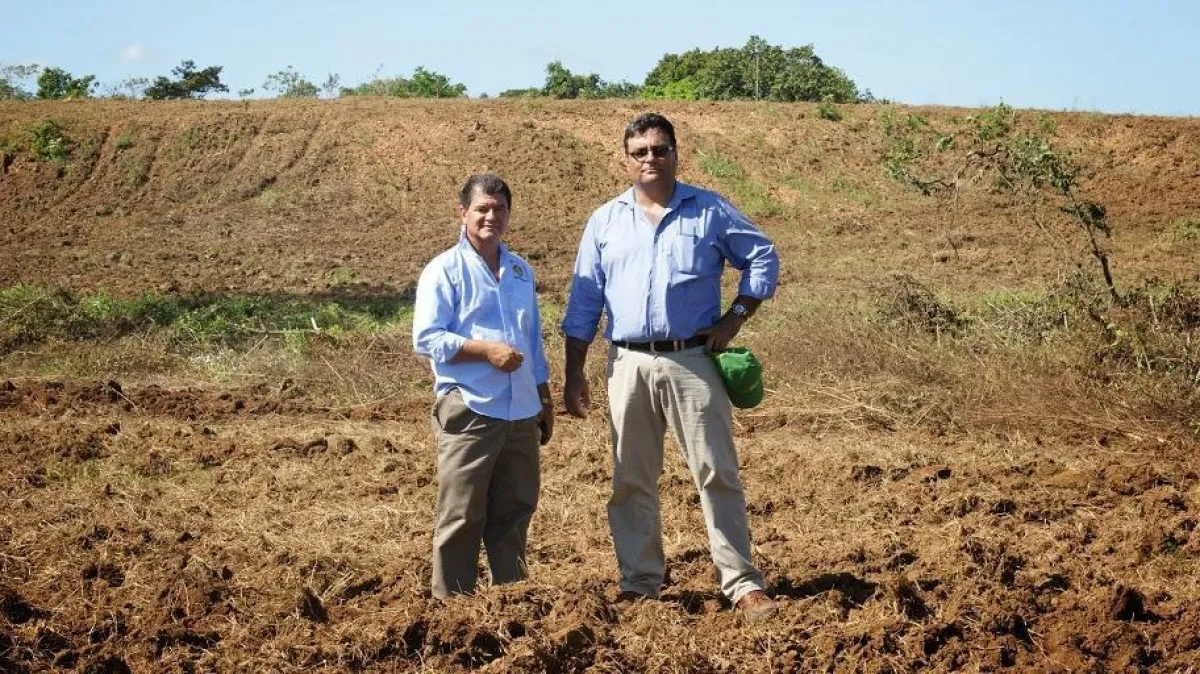 Generaldirektor Gustavo Barrios (rechts) und Chef-Ingenieur Antonio Mosquera (links)