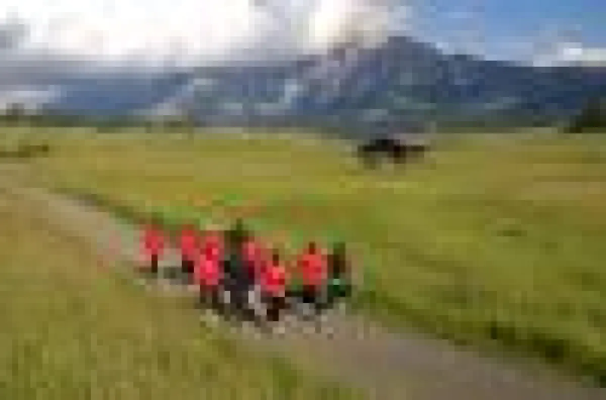 Die Weltklasse-Athleten beim Trainieren auf der Seiser Alm