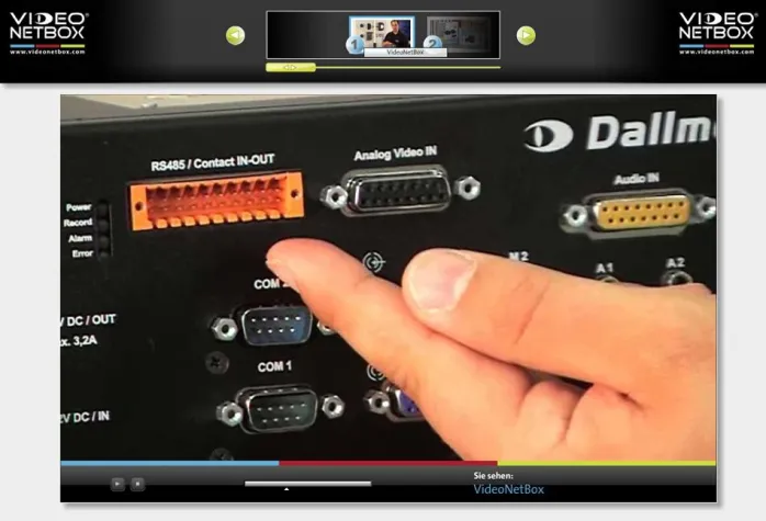 Bild: VideoNetBox-Videonar: Schlau in drei Minuten