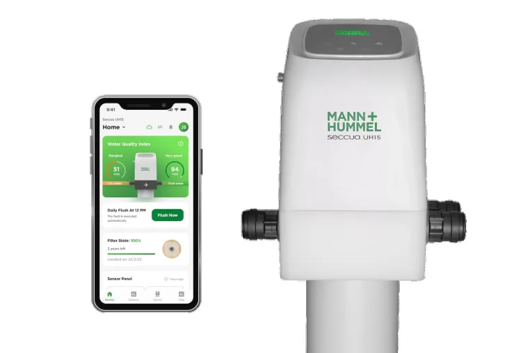 Bild: MANN+HUMMEL Trinkwasserfilter goes IoT – Smarte Trinkwasseraufbereitung für zu Hause 