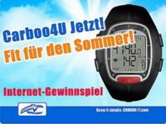 Bild: Mit dem Carboo4U Internet-Gewinnspiel" fit für den Sommer" Preise von Polar, beyerdynamic & ASICS gewinnen