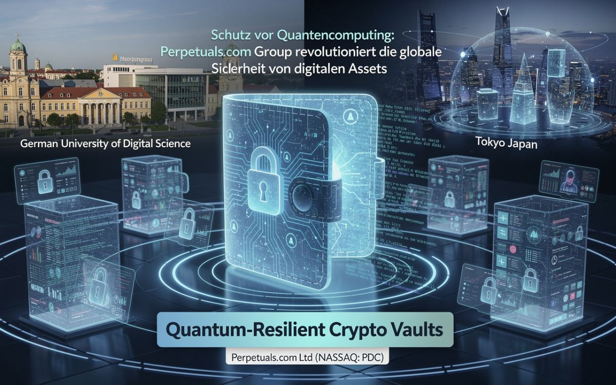 Perpetuals.com revolutioniert mit neuer Technologie die Sicherheit  digitaler Assets in Krypto-Wallets