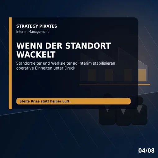 Bild: Wenn der Standort wackelt