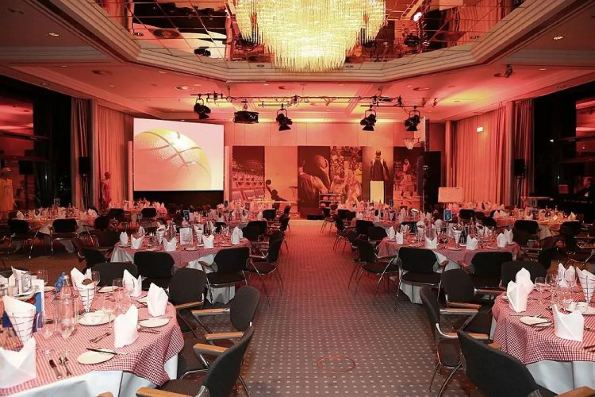 Alles ist bereit für das Gala Dinner