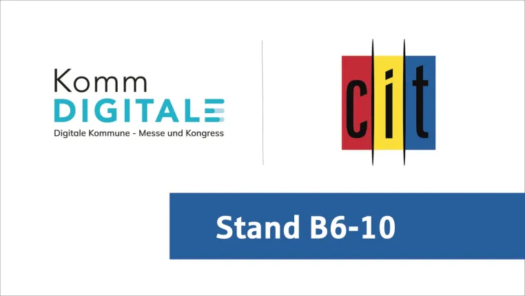 cit präsentiert auf der KommDIGITALE 2026 Weiterentwicklungen der E-Government-Plattform cit intelliForm Bild: cit präsentiert auf der KommDIGITALE 2026 Weiterentwicklungen der E-Government-Plattform cit intelliForm