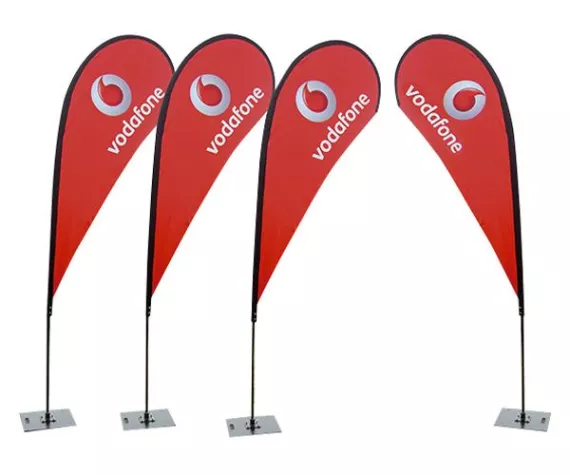 Bild: Neue Drucktechnik für Beachflags und mobile Eventfahnen