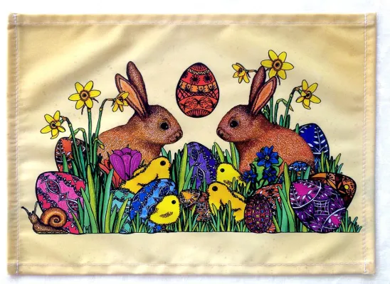 Zauberhafte Tischdeko für Ostern Bild: Zauberhafte Tischdeko für Ostern