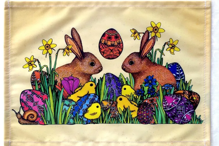 Zauberhafte Tischdeko für Ostern Bild: Zauberhafte Tischdeko für Ostern