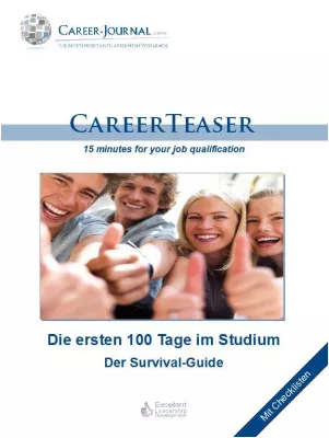Die ersten 100 Tage im Studium – der Survival-Guide zum kostenfreien Download Bild: Die ersten 100 Tage im Studium – der Survival-Guide zum kostenfreien Download