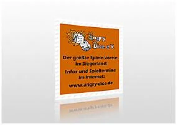 Bild: Werbeagentur mediatwister aus Siegen gestaltete Werbeplane für den Angry Dice e.V.