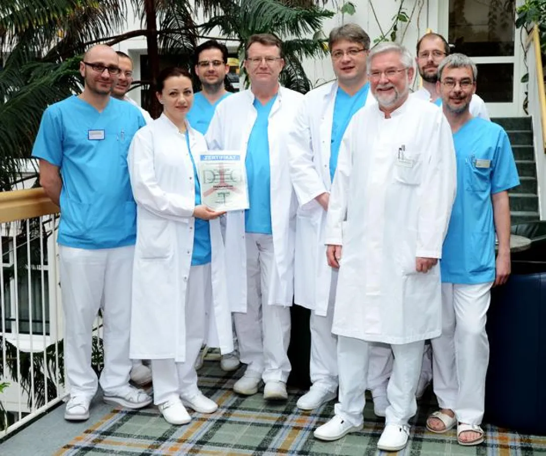 Das Team der Klinik für Thoraxchirurgie der Zentralklinik Bad Berka