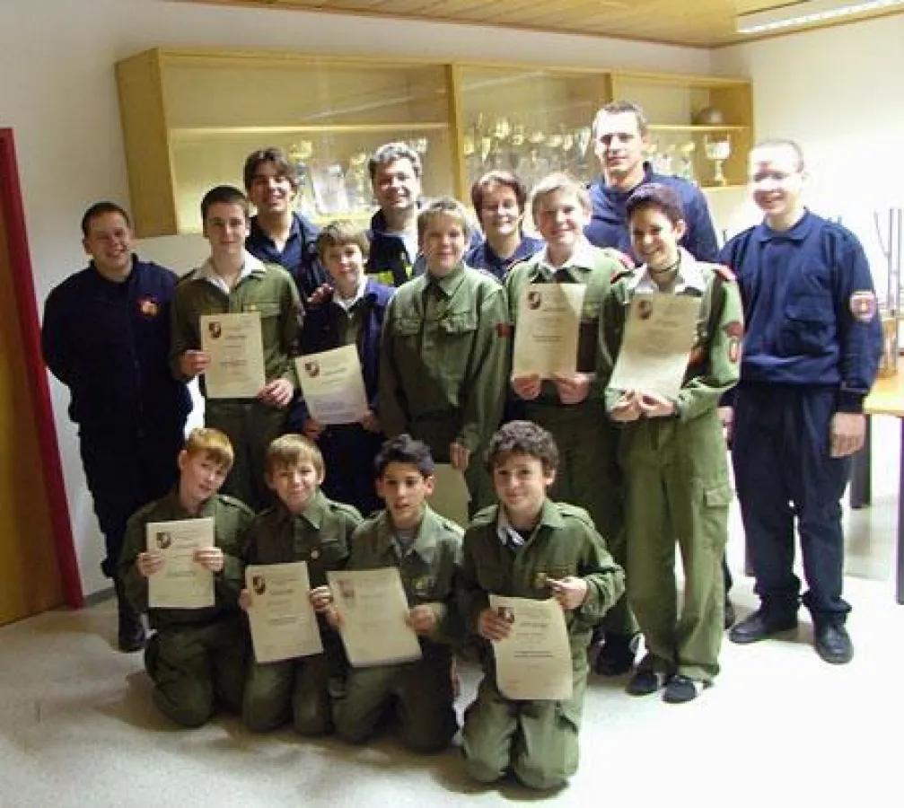 der erfolgreiche Feuerwehrnachwuchs