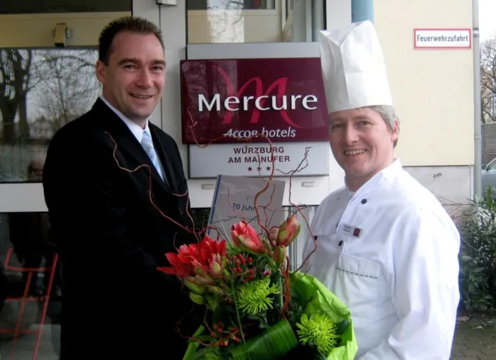 Robert Endres: 20 Jahre Kochkunst im Mercure Hotel Würzburg Bild: Robert Endres: 20 Jahre Kochkunst im Mercure Hotel Würzburg