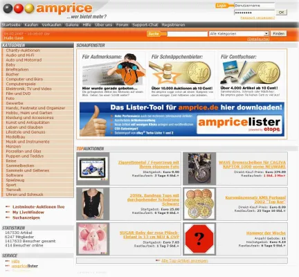 Bild: Neue Hauptkategorie für Handarbeit und Kunstwerk auf amprice.de