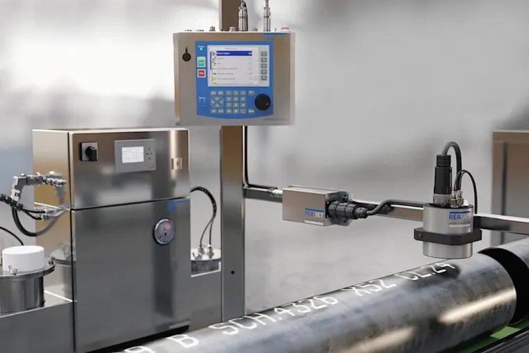 Bild: Metall und Blech unverlierbar und sicher beschriften – REA JET auf der Blechexpo 2019