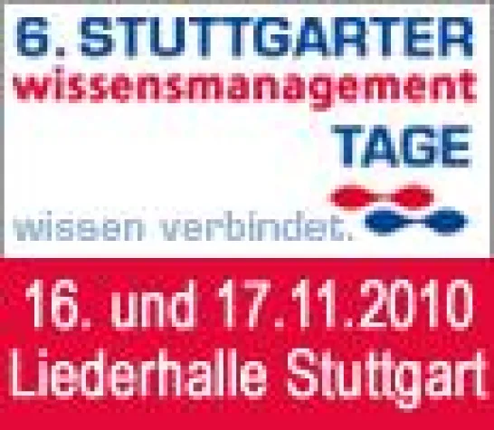 Bild: 6. Stuttgarter Wissensmanagement-Tage am 16. und 17. November 2010