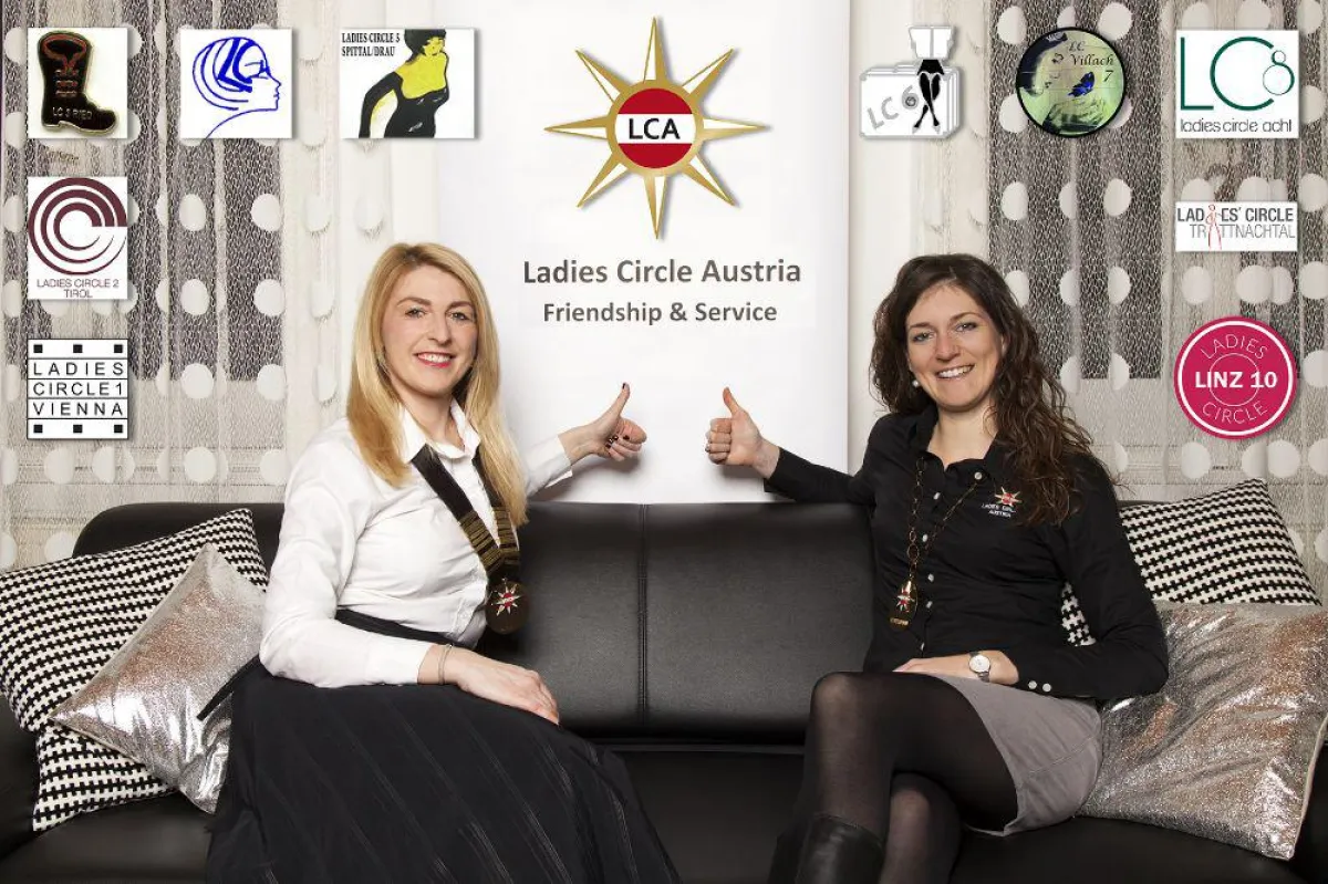 LCA-Präsidentin Maria Orsolic (links) und Vizepräsidentin Doris Frötscher