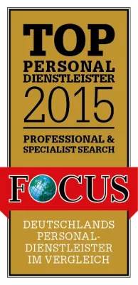 Bild: Top-Personaldienstleister 2015: personal total erneut mit Focus-Siegel ausgezeichnet