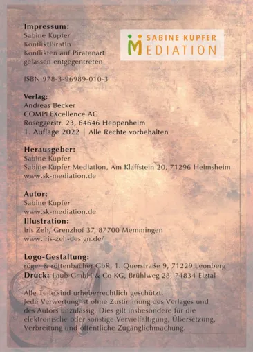 Das Kartenset von Sabine Kupfer Mediation "Die KonfliktPiratIn" wird nachgedruckt Bild: Das Kartenset von Sabine Kupfer Mediation "Die KonfliktPiratIn" wird nachgedruckt