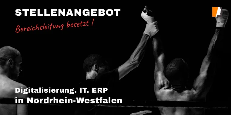 Kontrast Headhunter liefern: IT-Leitung für Betrieb & Digitalisierung im kommunalen Umfeld NRW besetzt Bild: Kontrast Headhunter liefern: IT-Leitung für Betrieb & Digitalisierung im kommunalen Umfeld NRW besetzt