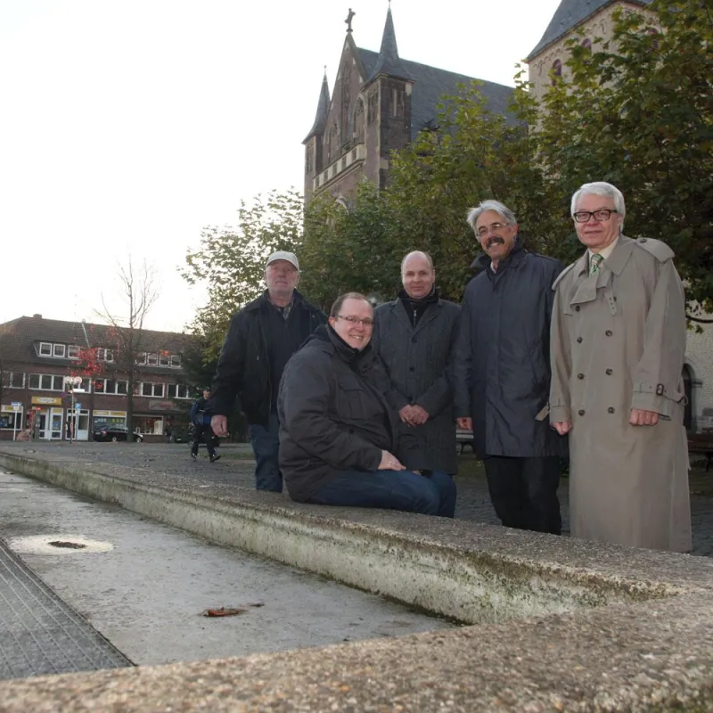 v.l.n.r. Helmut Gils, Markus Spinnen, Christoph Krüppel, Arno Oellers und Heinz-Wilhelm Hermeling.
