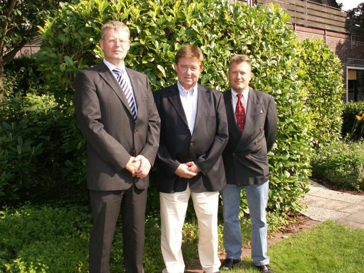 Impulse aus der Wirtschaft will der neue Vorstand des Wirtschaftsrates Mittel-Ems in die Politik tragen, von links: Ulrich Brinkmann, Jan Sundag und Uwe Kestel.