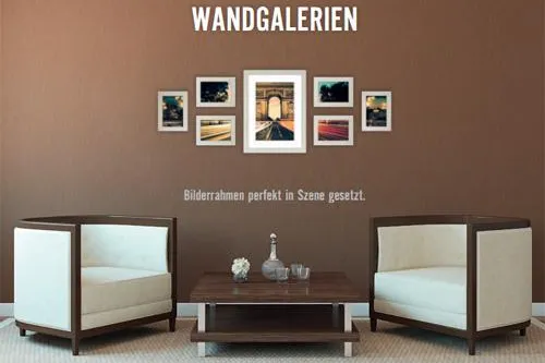 Bild: Perfekte Wohnraumdekoration mit Wandgalerien von AllesRahmen
