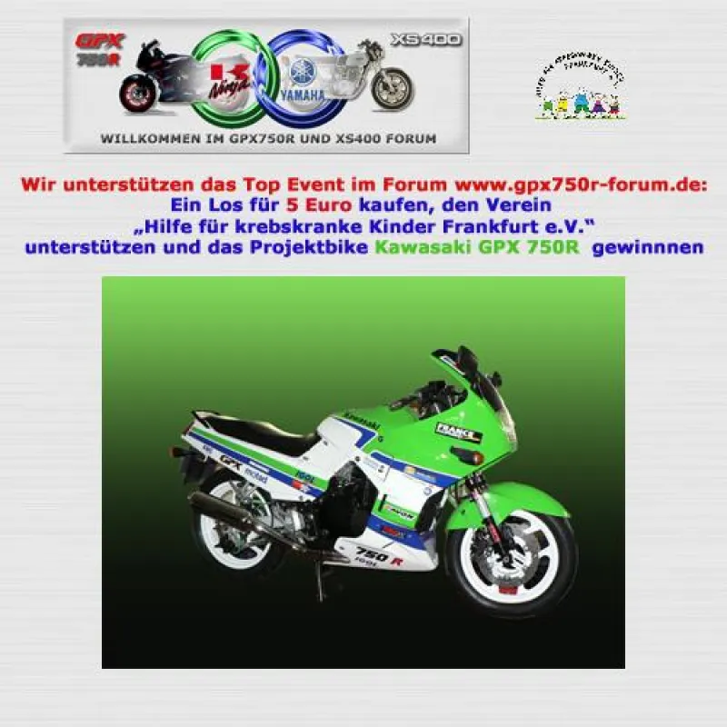 Kawasaki GPX 750R - www.gpx750r-forum.de - Verlosung