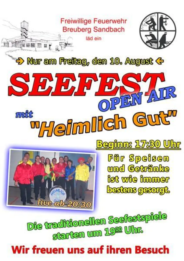Open-Air statt Seefest im Jahre 2007