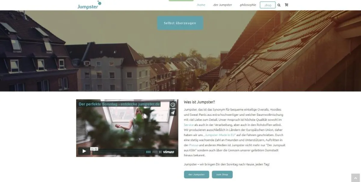 Jumpster auf www.jumpster.de