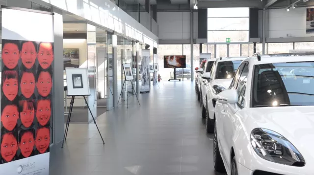 Bild: Fine Art Invest Group AG zu Gast im Porsche Zentrum Zug (CH)