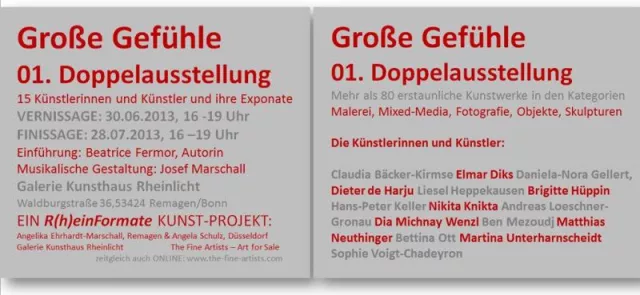 PREMIERE: Das Kooperationsprojekt R(h)einFormate präsentiert „Große Gefühle“ Bild: PREMIERE: Das Kooperationsprojekt R(h)einFormate präsentiert „Große Gefühle“