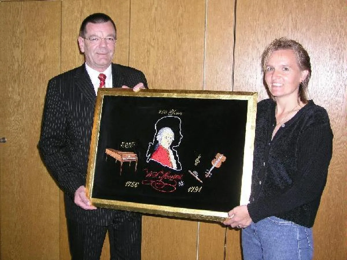 Landrat Gerd Krämer und Ulrike Nonnemann