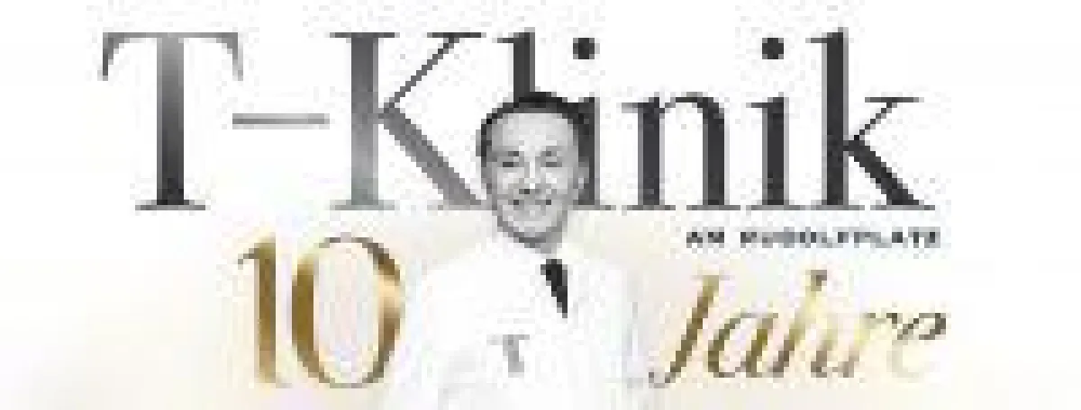Das Jubiläums-Motiv der T-Klinik.