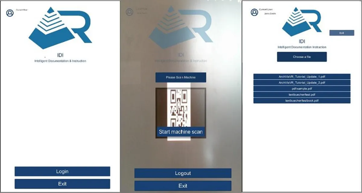 Das Interface von IDI.
