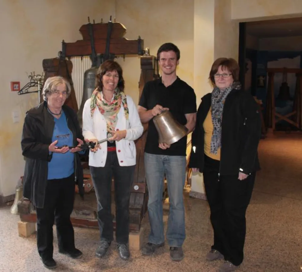 (v.l.n.r.) Margarete Burger, Elke Kirst, Simon Westermann und Gabriele Glasser