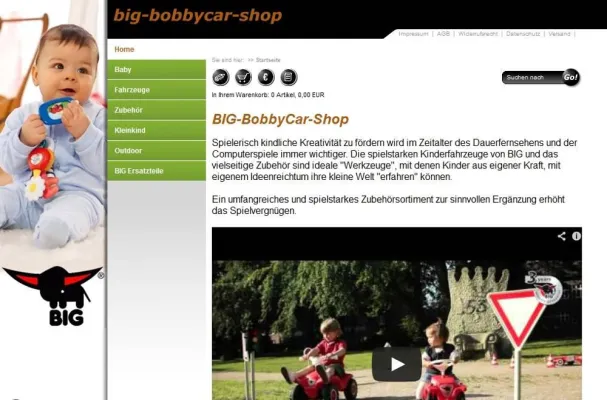 Bild: BIG-Bobbycar-Shop.de geht Online
