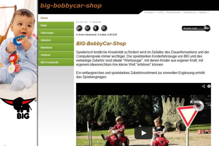 BIG-Bobbycar-Shop.de geht Online Bild: BIG-Bobbycar-Shop.de geht Online