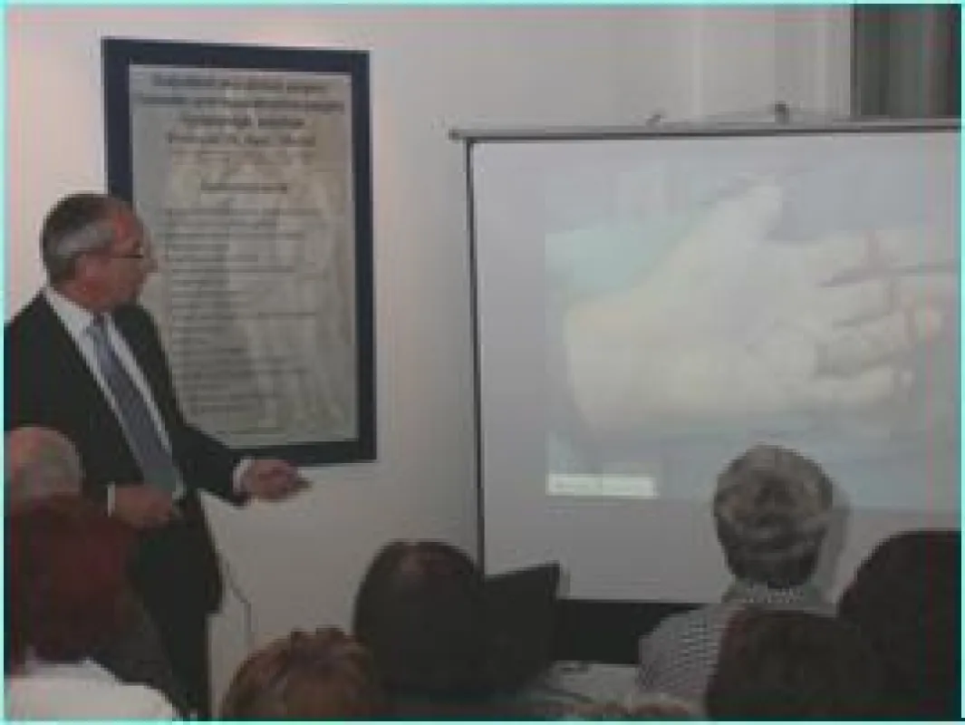 Dr. med. Robert Porcher referierte über moderne Methoden der Handchirurgie