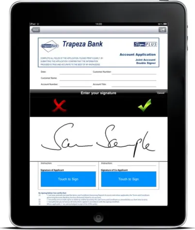 Bild: iPad im Business-Einsatz: Aufwertung durch elektronische Unterschrift