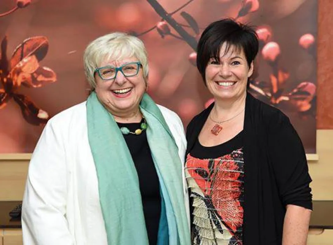 Sabine Asgodom und Doris Jäger