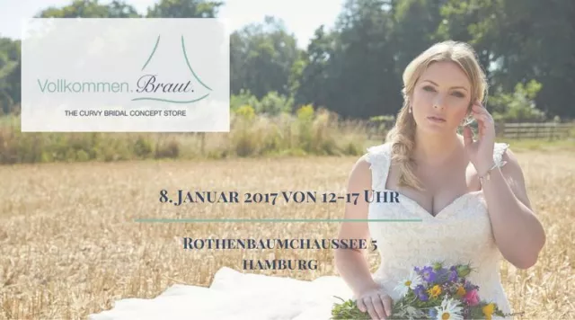 Bild: Vollkommen.Braut. – THE CURVY BRIDAL CONCEPT STORE eröffnet in Hamburg: Neue Plus-Size-Boutique für Brautmode