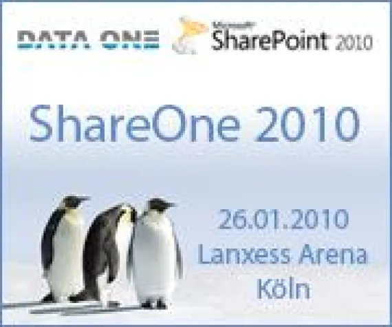 Bild: ShareOne 2010 - SharePoint 2010 Event