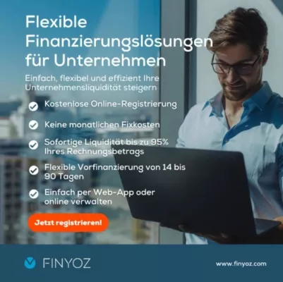 Bild: Factoring 2.0 mit Finyoz Rechnungsfinanzierung