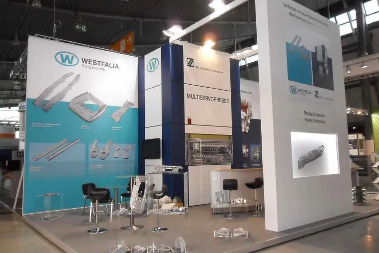 Erfolgreiche Synergie auf der BlechExpo 2011: Westfalia Presstechnik und H&T ProduktionsTechnologie Bild: Erfolgreiche Synergie auf der BlechExpo 2011: Westfalia Presstechnik und H&T ProduktionsTechnologie